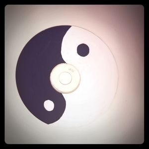 Hand painted Yin and Yang CD